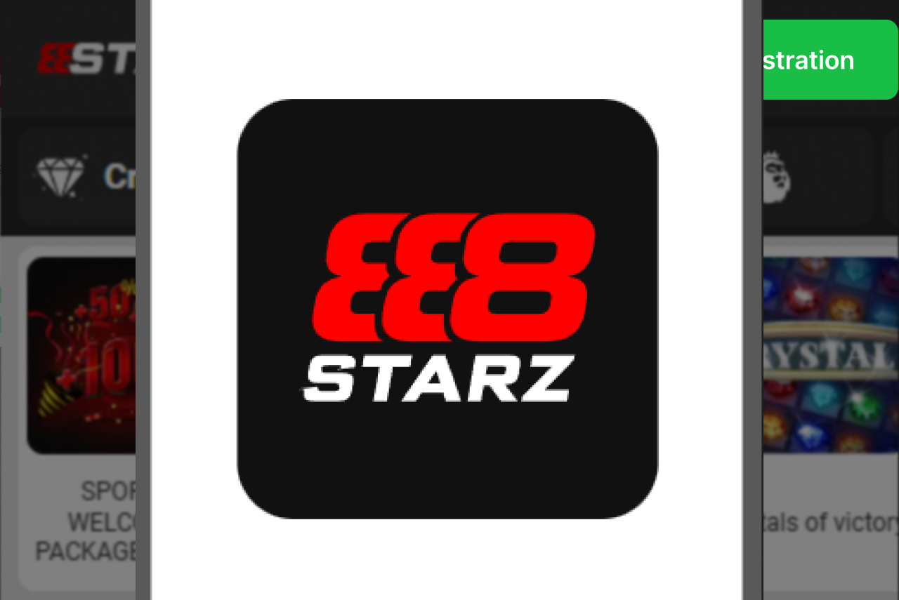 888Starz login step 1: open the 888Starz app on smartphone or tablet