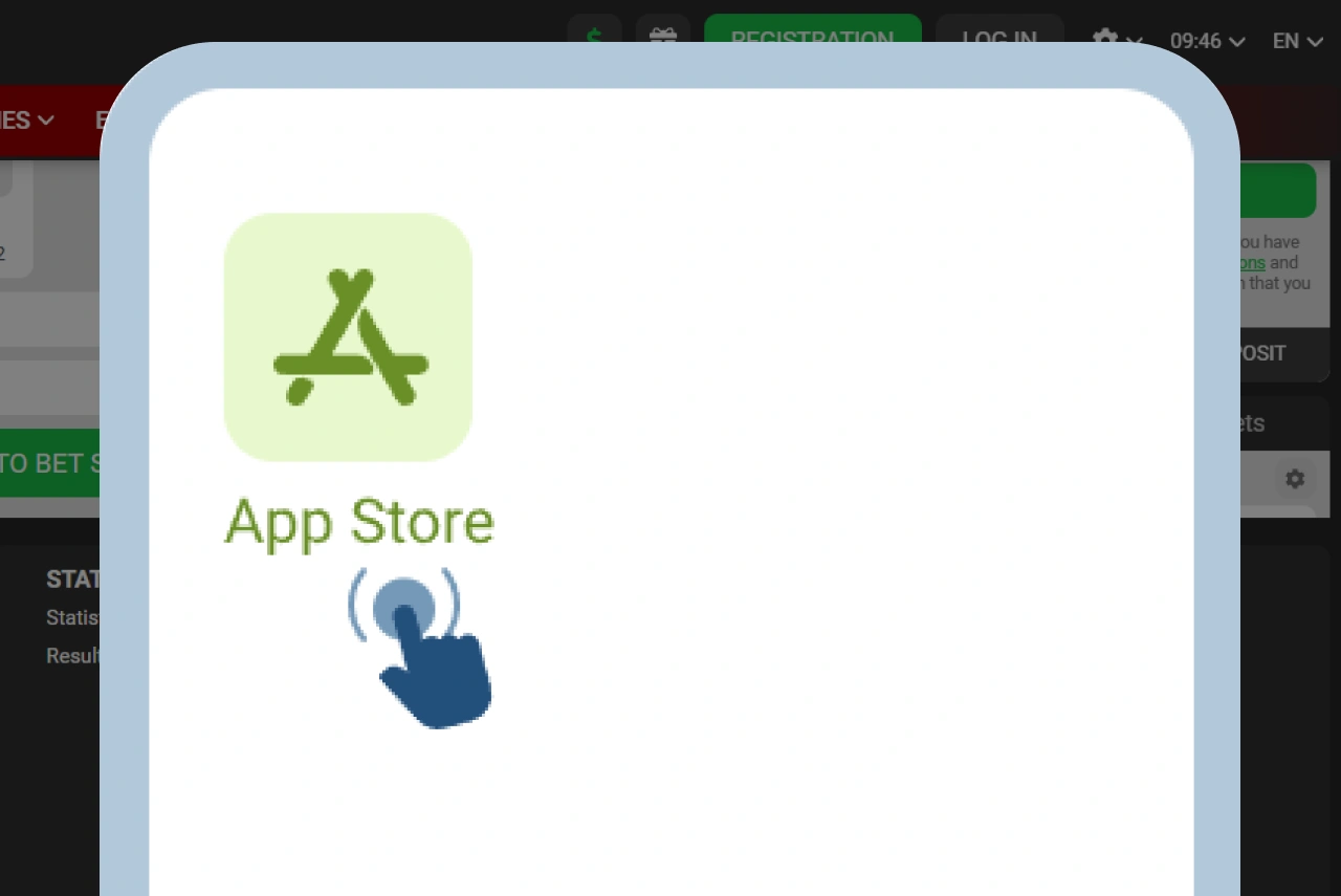 iOS installation step 1: App Store page with TestFlight download button highlighted