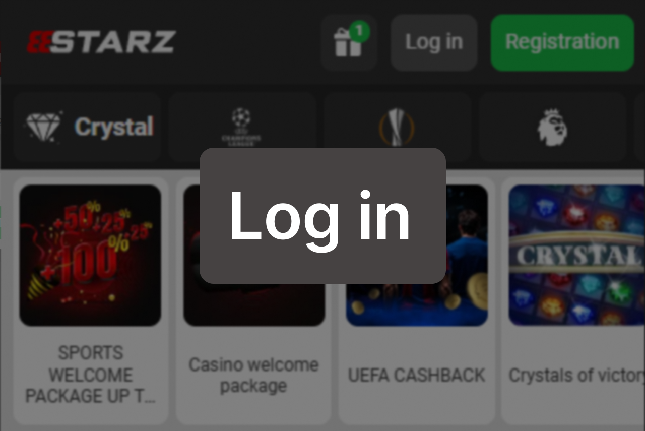Login guide step 2: homepage with Log In button highlighted in top right corner