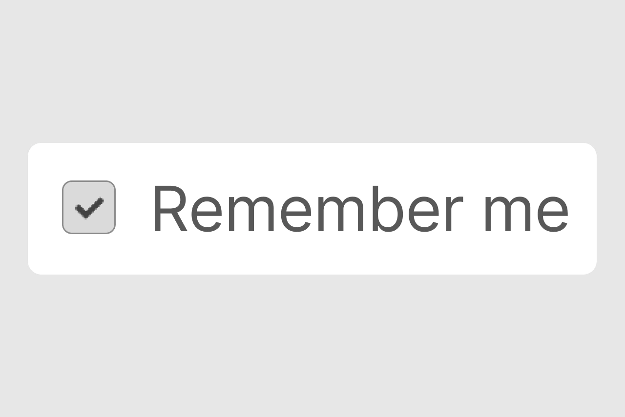 Login guide step 5: login form with Remember option checkbox highlighted