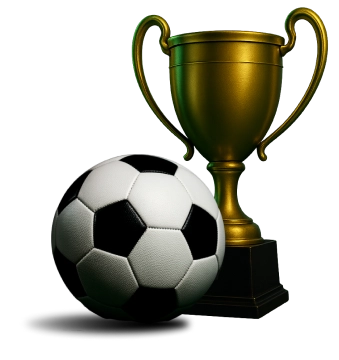 Soccer ball and cup